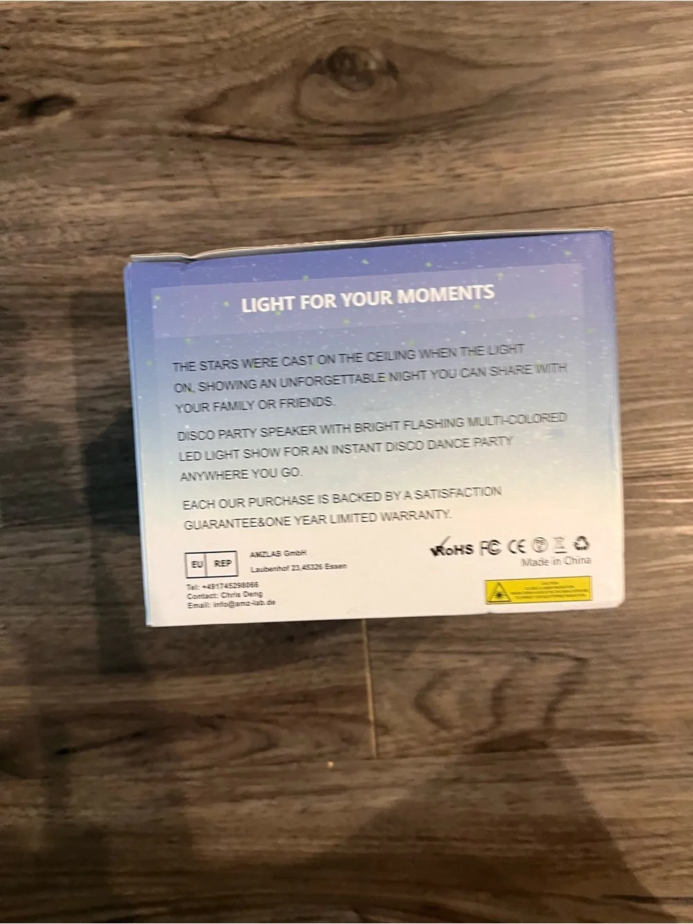 Galaxy Star Projector Night Light